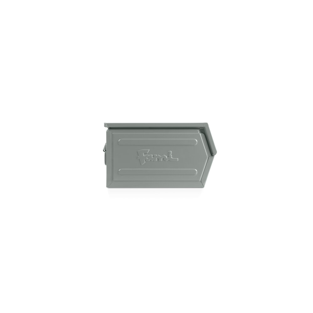 Immagine del prodotto n. 4: Contenitori a bocca di lupo in lamiera d’acciaio, AxLxP 200 x 200 x 350 mm, grigio vaio, 8 pz/SU