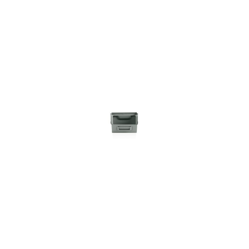 Immagine del prodotto n. 3: Contenitori a bocca di lupo in lamiera d’acciaio, AxLxP 95 x 75 x 160 mm, grigio vaio, 20 pz/SU