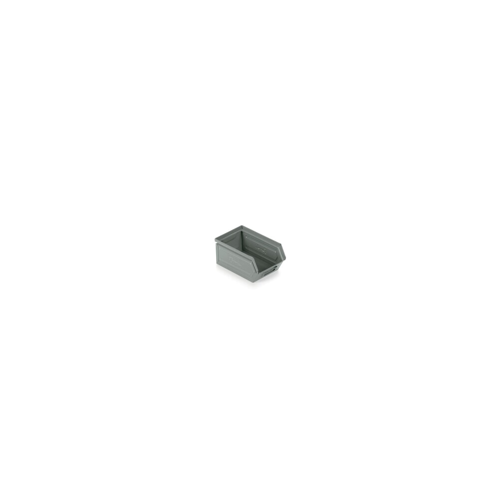 Immagine del prodotto n. 1: Contenitori a bocca di lupo in lamiera d’acciaio, AxLxP 95 x 75 x 160 mm, grigio vaio, 20 pz/SU
