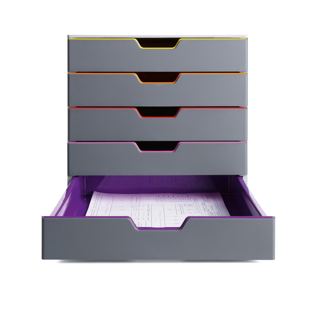 Contenitore a cassetti DURABLE Varicolor, 5 cassetti Immagine del prodotto: Contenitore a cassetti DURABLE Varicolor, 5 cassetti