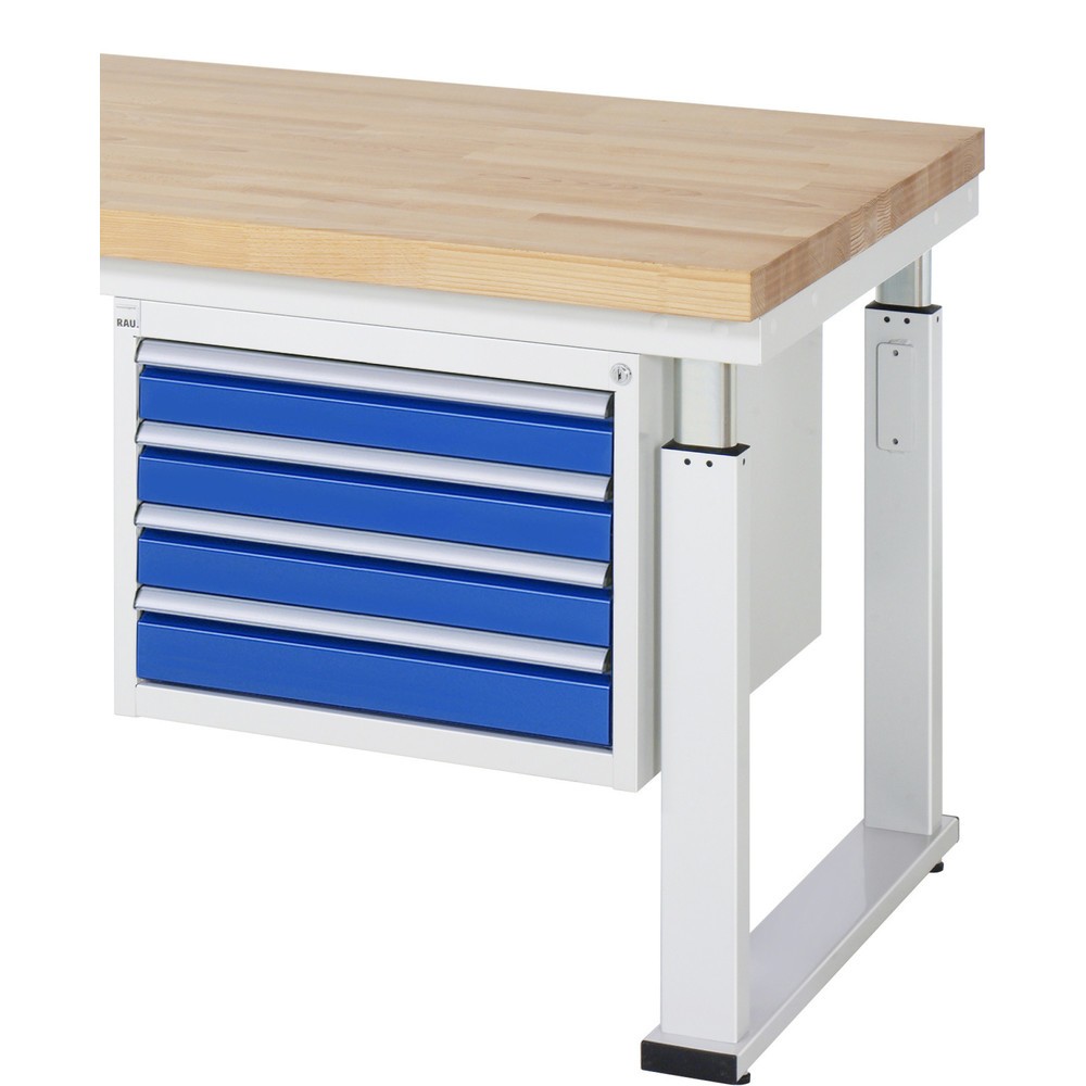 Immagine del prodotto n. 1: Contenitore con base RAU su AxLxP 440 x 580 x 650 mm, 4 cassetti 4 x 90 mm