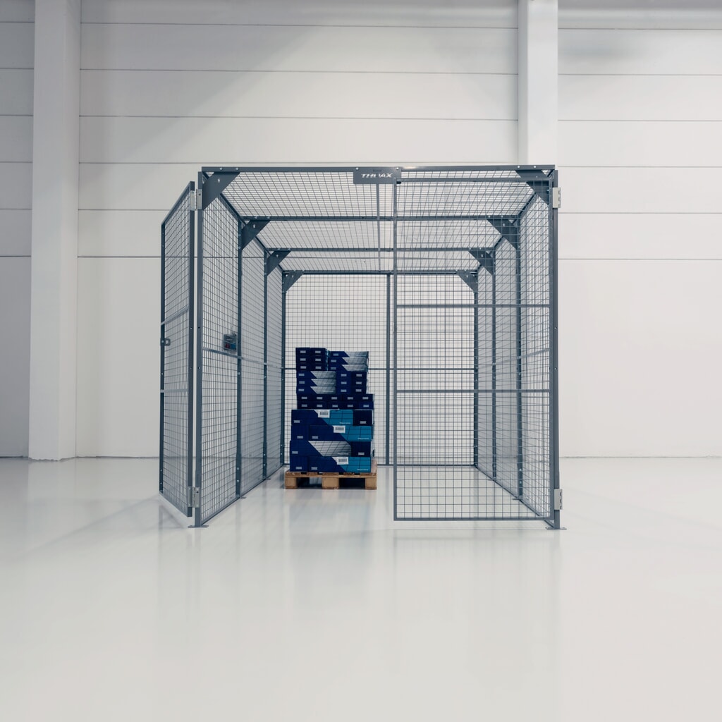Contenitore di stoccaggio TROAX®, laccato, AxLxP 2.200 x 2.200 x 1.200 mm Immagine del prodotto n. 2: Contenitore di stoccaggio TROAX®, laccato, AxLxP 2.200 x 2.200 x 1.200 mm