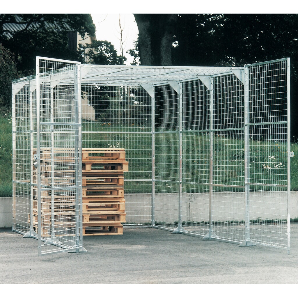 Immagine del prodotto: Contenitore di stoccaggio TROAX®, zincato, AxLxP 2.200 x 2.200 x 1.200 mm