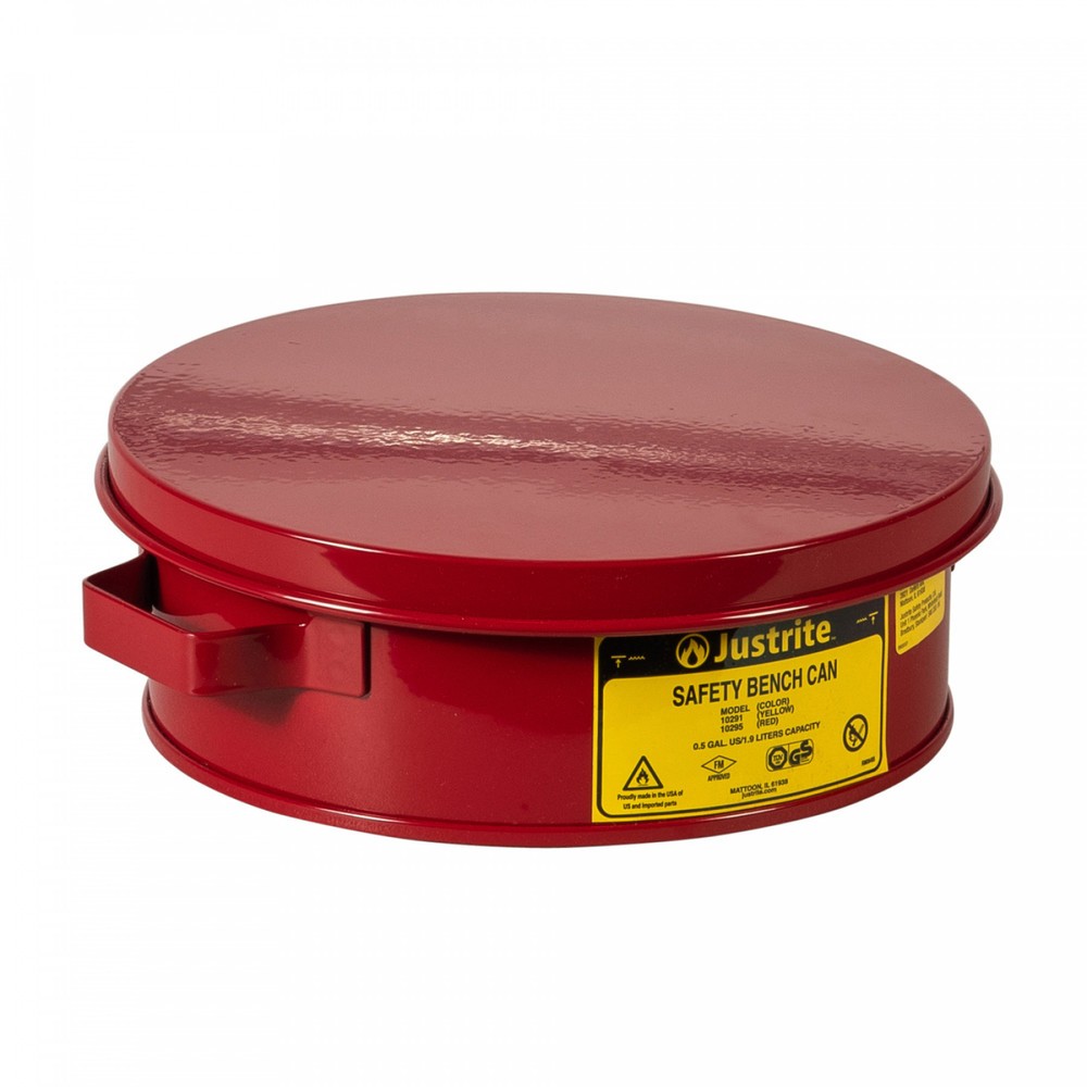 Immagine del prodotto n. 1: Contenitore di impregnazione Justrite con coperchio ribaltabile, rosso, 2 litri