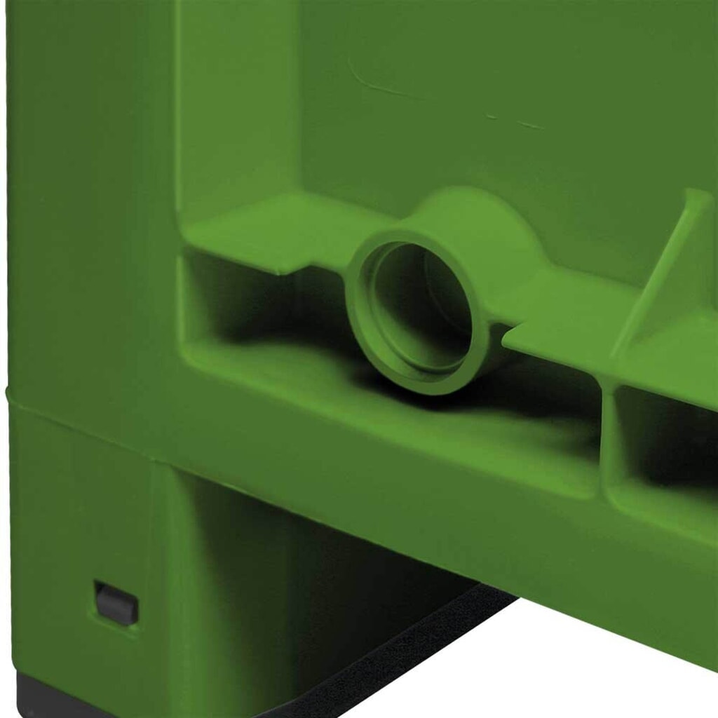 Immagine del prodotto n. 3: Contenitore grande in polipropilene, 550 litri, con ruote, verde