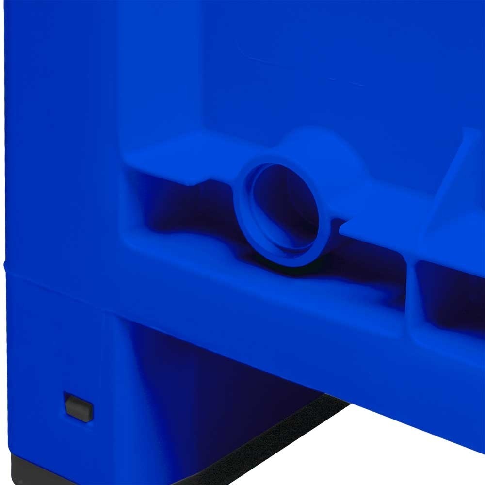 Immagine del prodotto n. 2: Contenitore grande in polipropilene, 550 litri, con traverse, blu