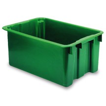 Immagine del prodotto n. 1: Contenitore impilabile girevole in polipropilene, 45 litri, verde