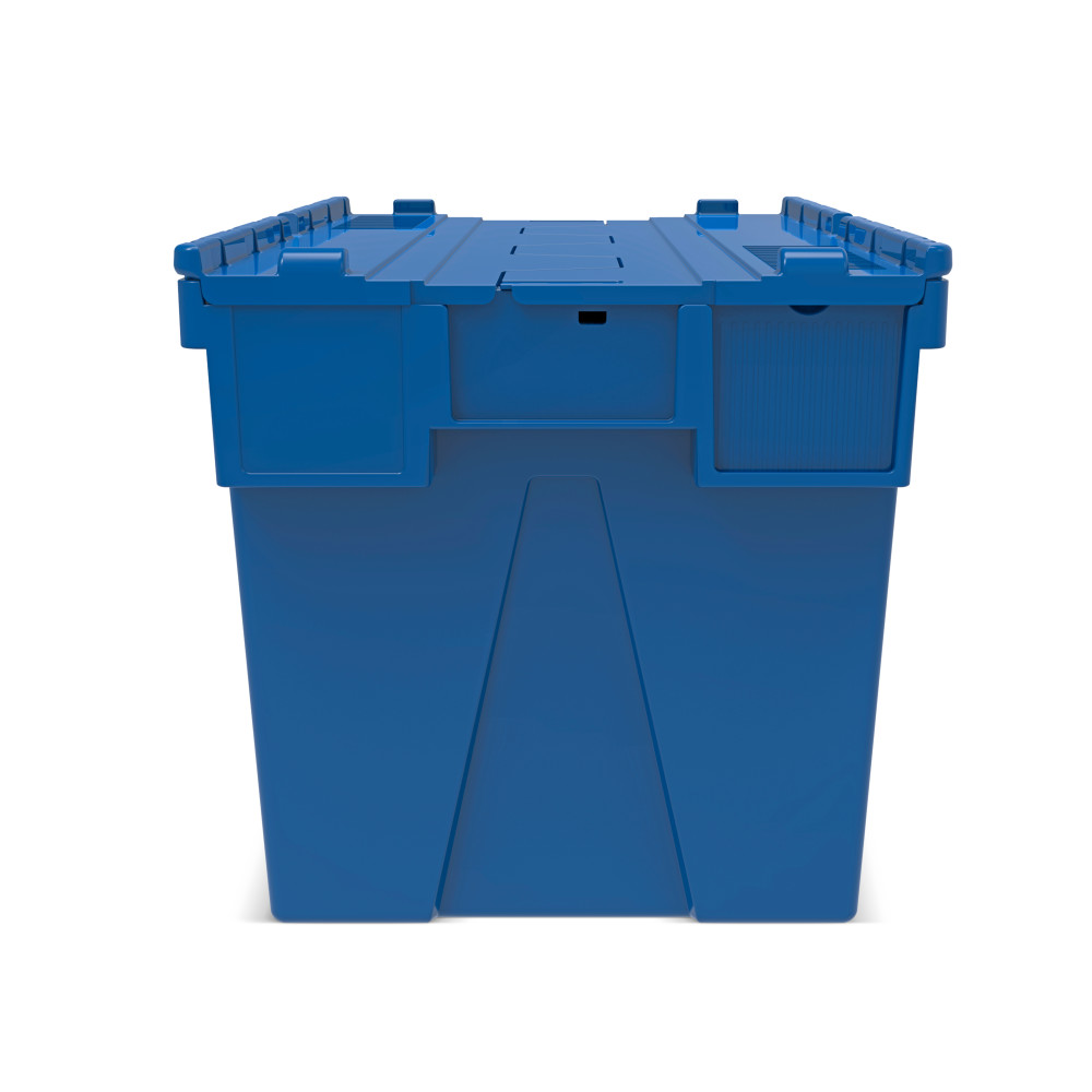 Immagine del prodotto n. 4: Contenitore impilabile multiplo in PP con coperchio ribaltabile, blu, 77 litri, 1 pz/UV