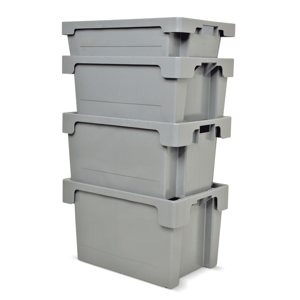 Eurobox, pareti e pavimento chiusi, 25 litri, bianco Immagine del prodotto: Eurobox, pareti e pavimento chiusi, 25 litri, bianco
