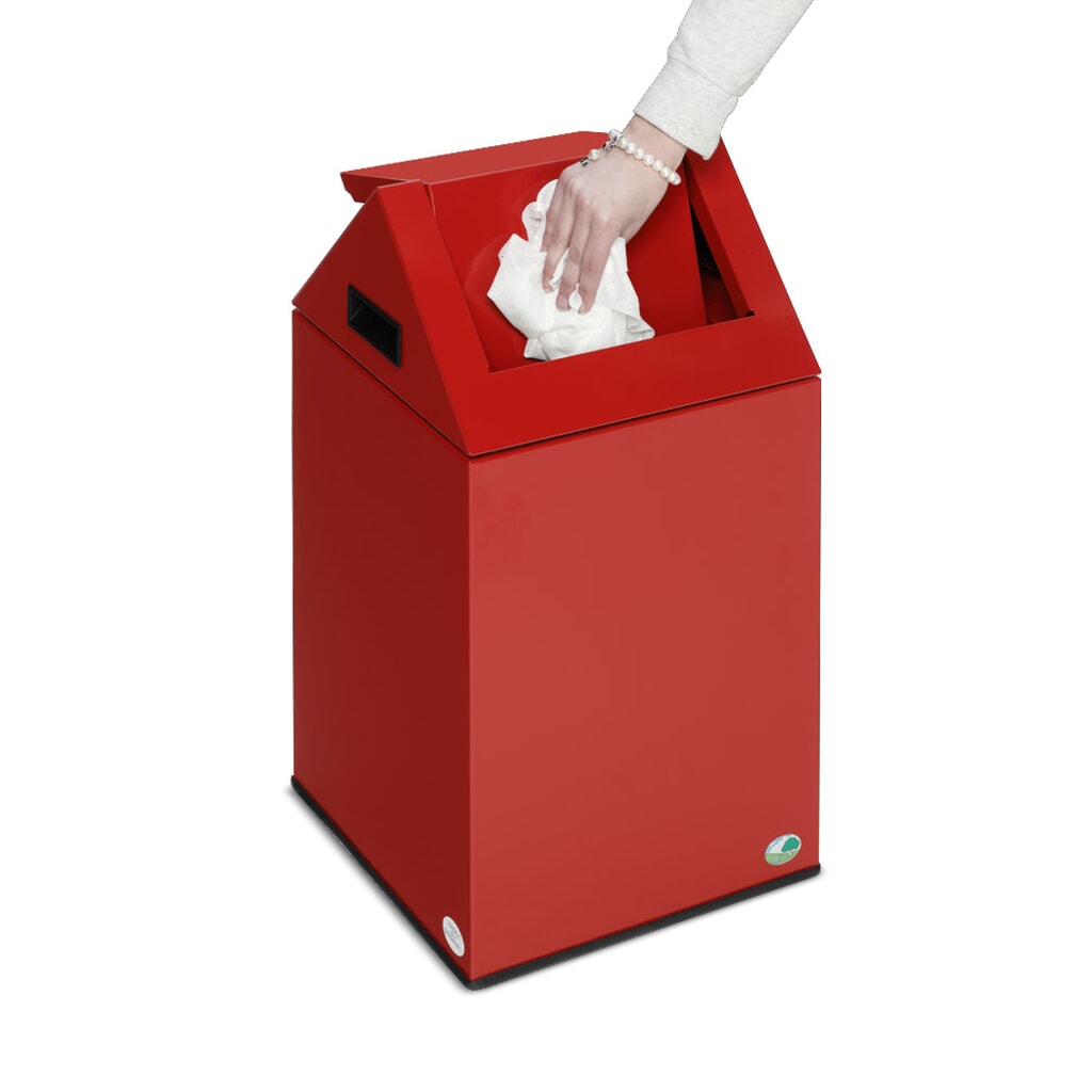 Contenitore per i cascami di lana VAR®, con sportello basculante Immagine del prodotto n. 2: Contenitore per i cascami di lana VAR®, con sportello basculante
