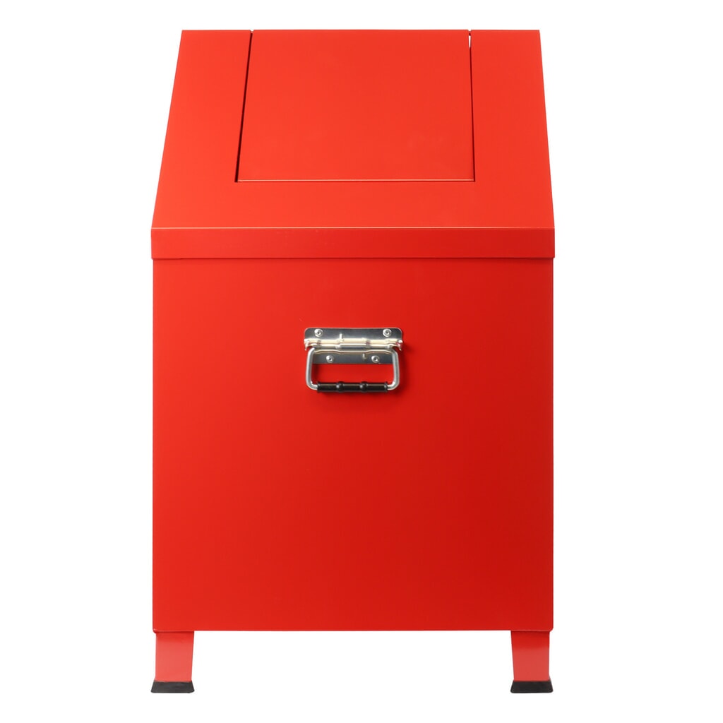 Contenitore per i cascami di lana HEMMDAL, HxLxP 680 x 400 x 400 mm, rosso fuoco Immagine del prodotto n. 3: Contenitore per i cascami di lana HEMMDAL, HxLxP 680 x 400 x 400 mm, rosso fuoco