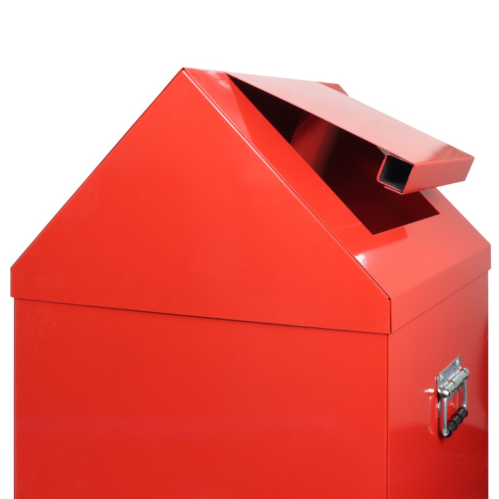 Contenitore per i cascami di lana HEMMDAL, HxLxP 680 x 400 x 400 mm, rosso fuoco Immagine del prodotto n. 4: Contenitore per i cascami di lana HEMMDAL, HxLxP 680 x 400 x 400 mm, rosso fuoco