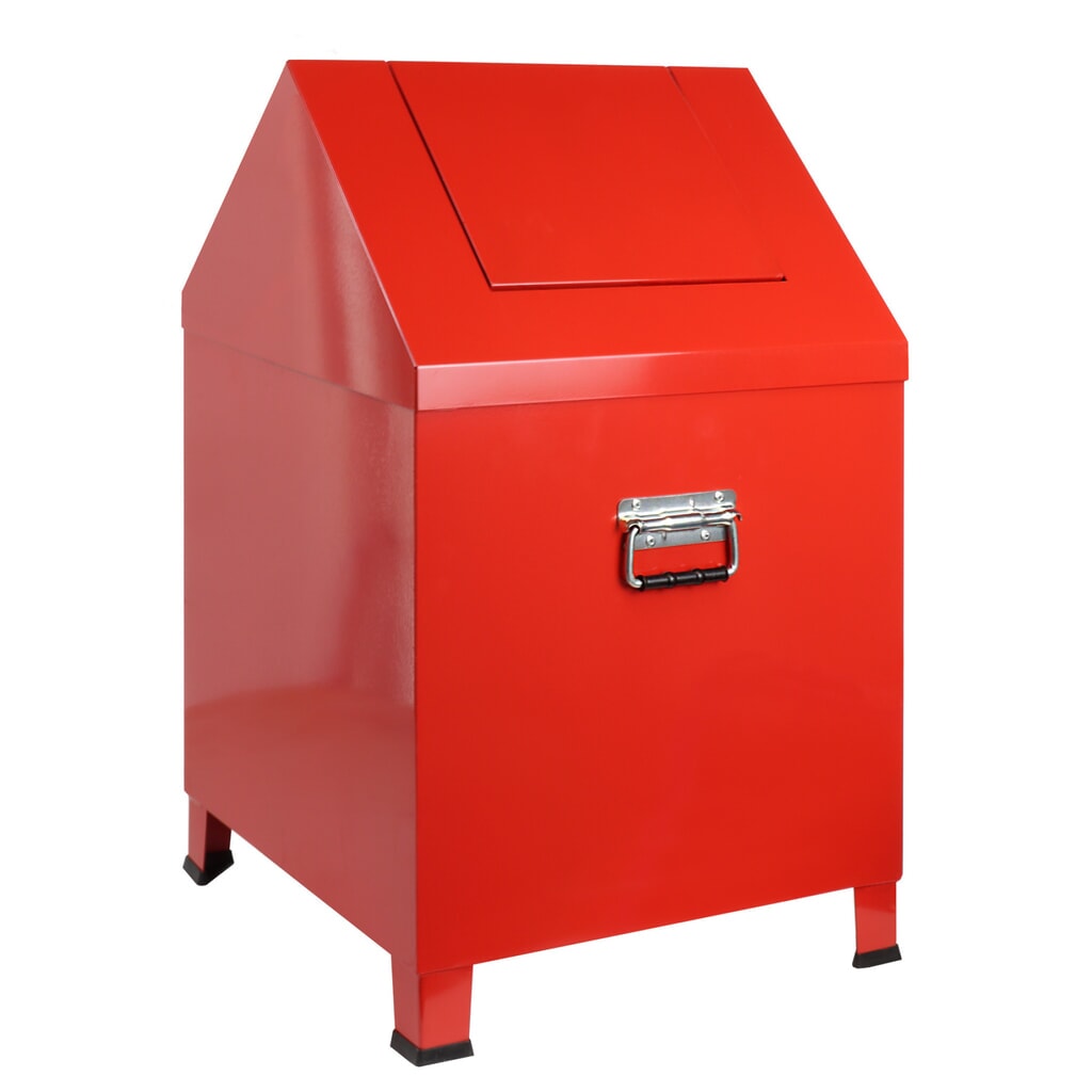 Immagine del prodotto n. 6: Contenitore per i cascami di lana HEMMDAL, HxLxP 680 x 400 x 400 mm, rosso fuoco