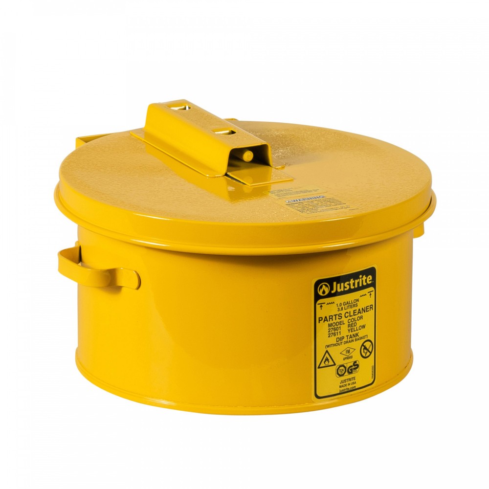 Immagine del prodotto n. 1: Justrite Contenitore per lavaggio e immersione, giallo, 4 litri
