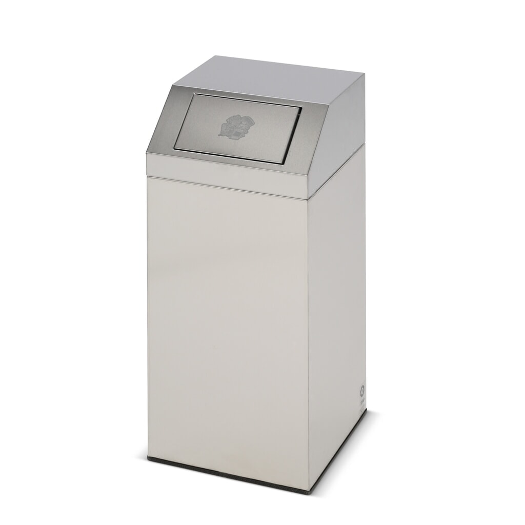 Contenitore per materiale riciclabile VAR® in acciaio inox