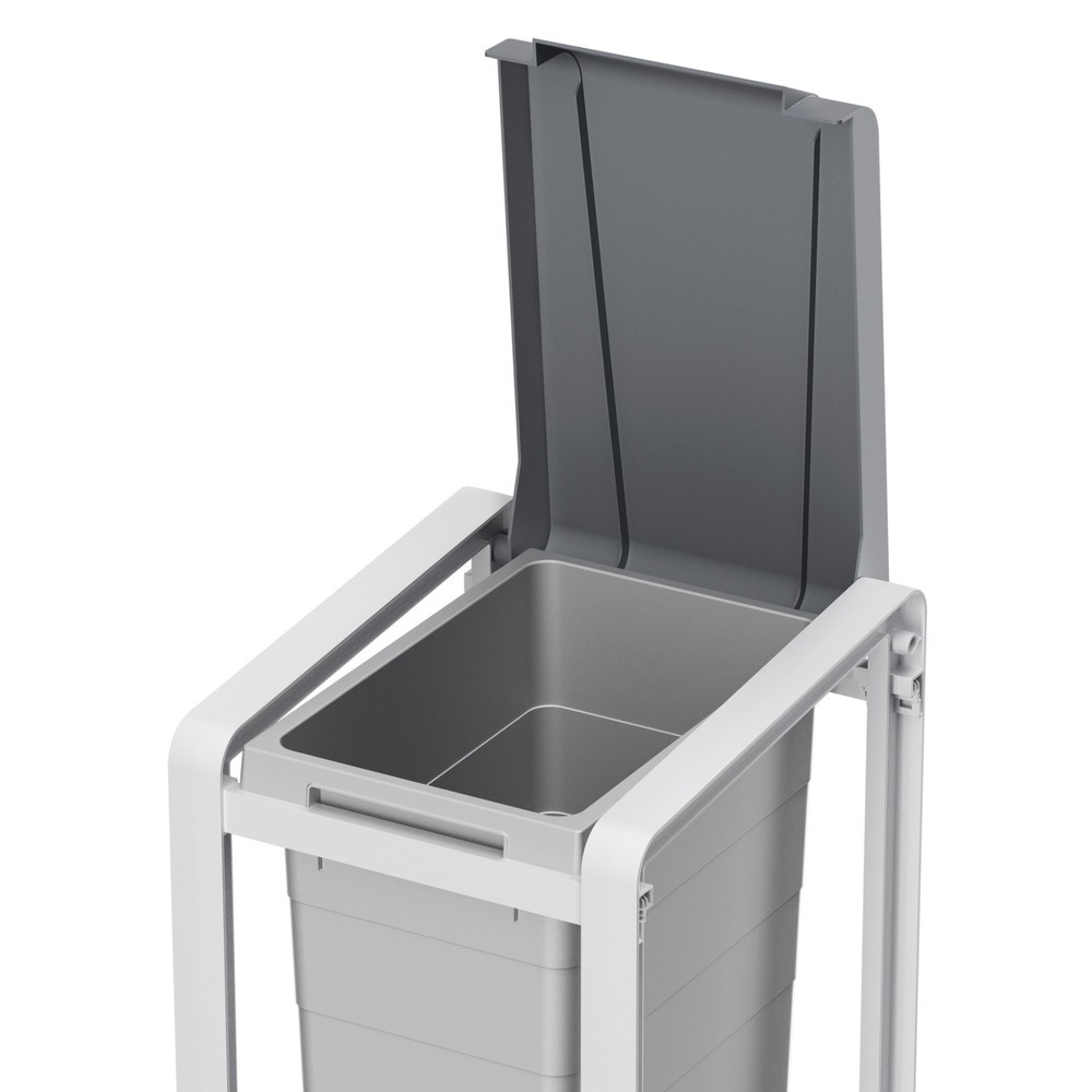 Immagine del prodotto n. 3: Contenitore per materiali riciclabili Hailo ProfiLine Öko XL, 38 litri, modulo base, opaco