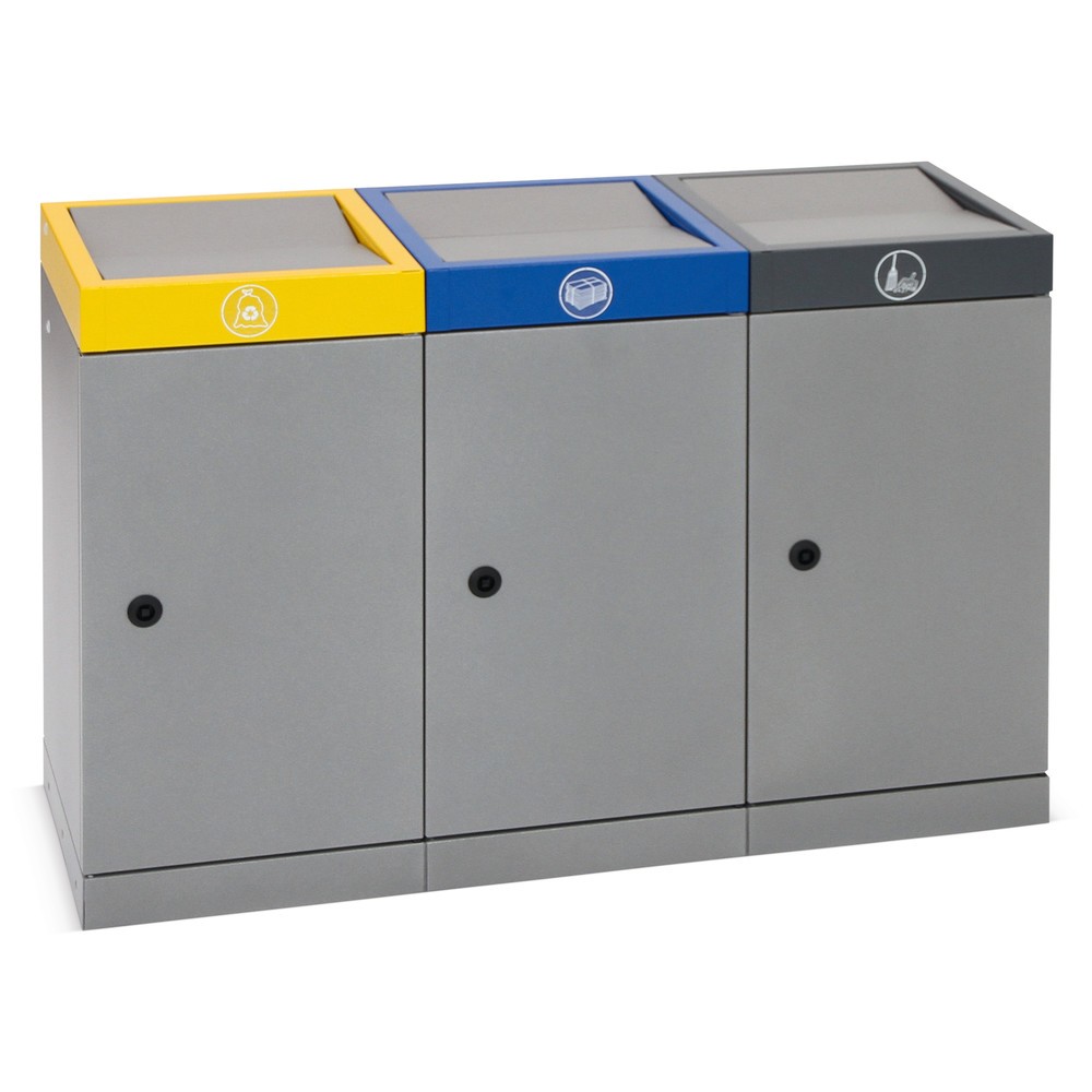 Immagine del prodotto n. 4: Contenitore per rifiuti riciclabili stumpf®, 1x 30 litri, coperchio antracite