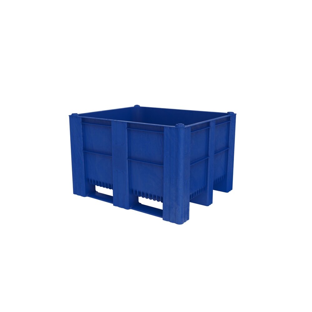 Contenitore per pallet, 605 litri, blu Immagine del prodotto n. 1: Contenitore per pallet, 605 litri, blu