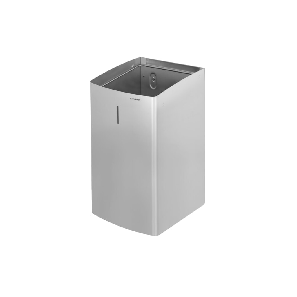 Contenitore per rifiuti Air-Wolf con capacità di 27 litri in acciaio inox satinato Immagine del prodotto n. 7: Contenitore per rifiuti Air-Wolf con capacità di 27 litri in acciaio inox satinato