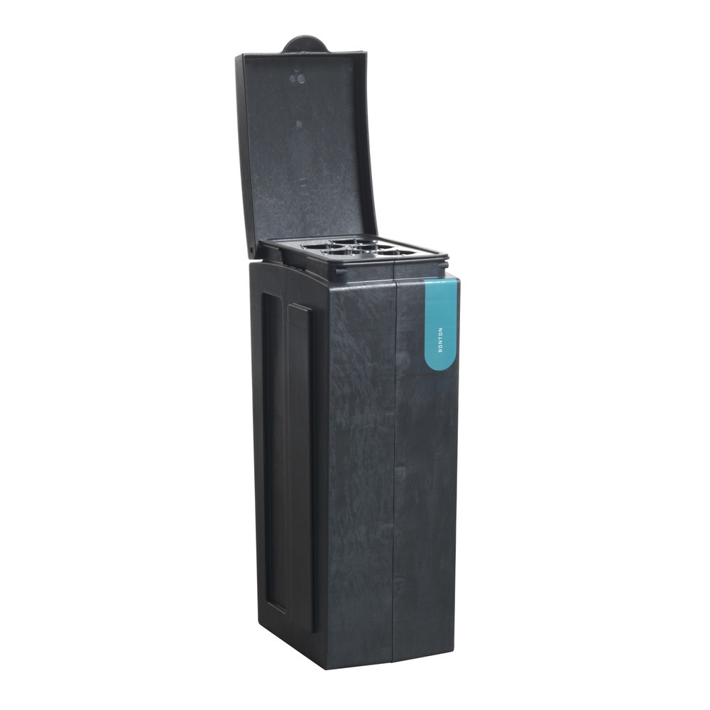 Immagine del prodotto n. 3: Contenitore per rifiuti BON TON Original per bicchieri, in polipropilene riciclato al 100%, 70 litri, grigio
