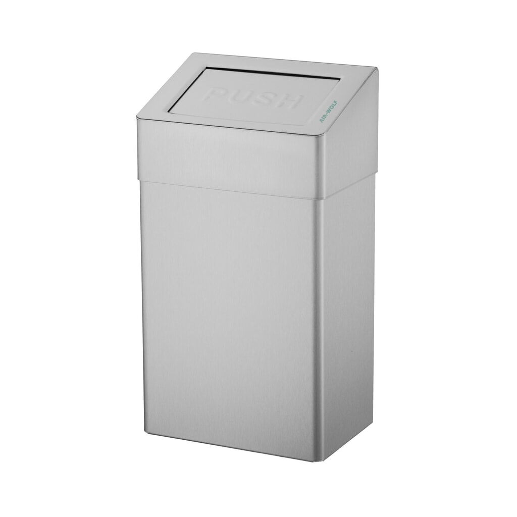 Immagine del prodotto: Contenitore per rifiuti da 18 litri Air-Wolf in acciaio inox satinato