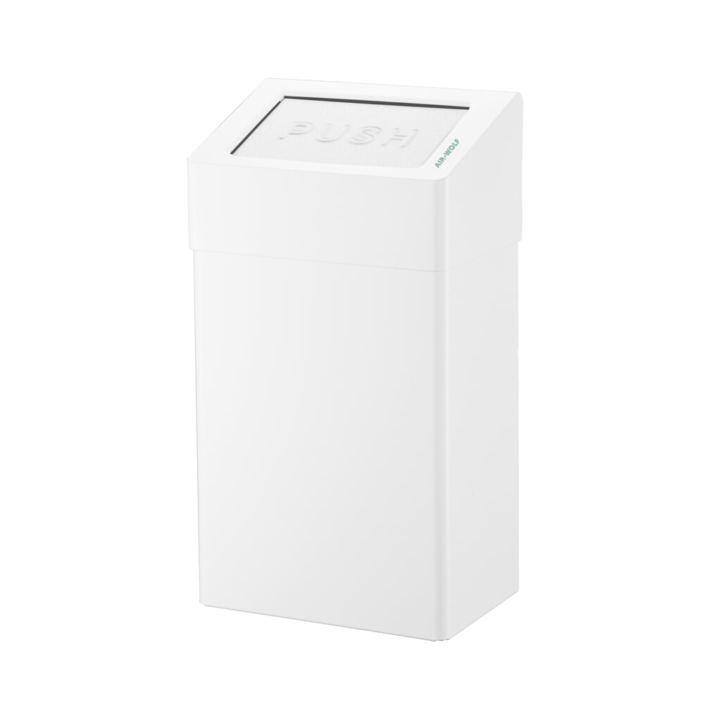 Contenitore per rifiuti Air-Wolf capacità 18 litri, bianco Immagine del prodotto: Contenitore per rifiuti Air-Wolf capacità 18 litri, bianco