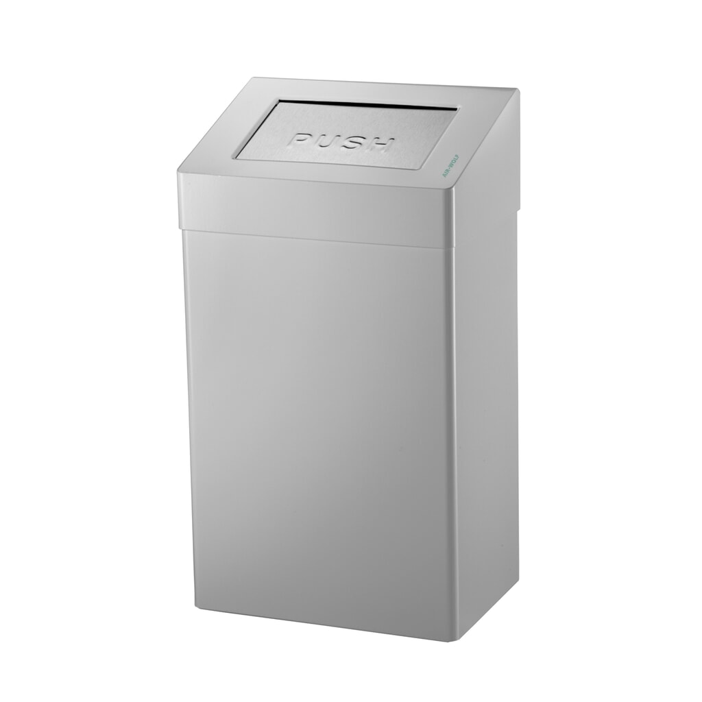 Contenitore per rifiuti da 50 litri Air-Wolf in acciaio inox satinato Immagine del prodotto: Contenitore per rifiuti da 50 litri Air-Wolf in acciaio inox satinato