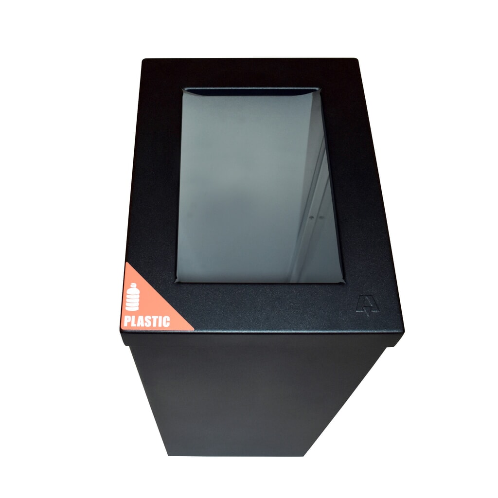 Contenitore per rifiuti RecycloFlex, 60 litri, nero Immagine del prodotto n. 4: Contenitore per rifiuti RecycloFlex, 60 litri, nero