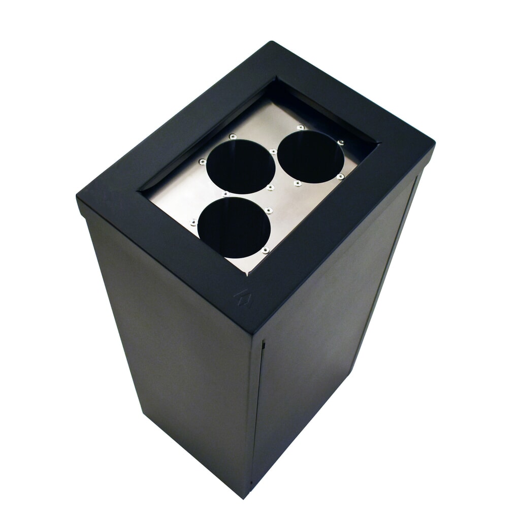 Contenitore per rifiuti RecycloFlex, 60 litri, nero Immagine del prodotto n. 5: Contenitore per rifiuti RecycloFlex, 60 litri, nero