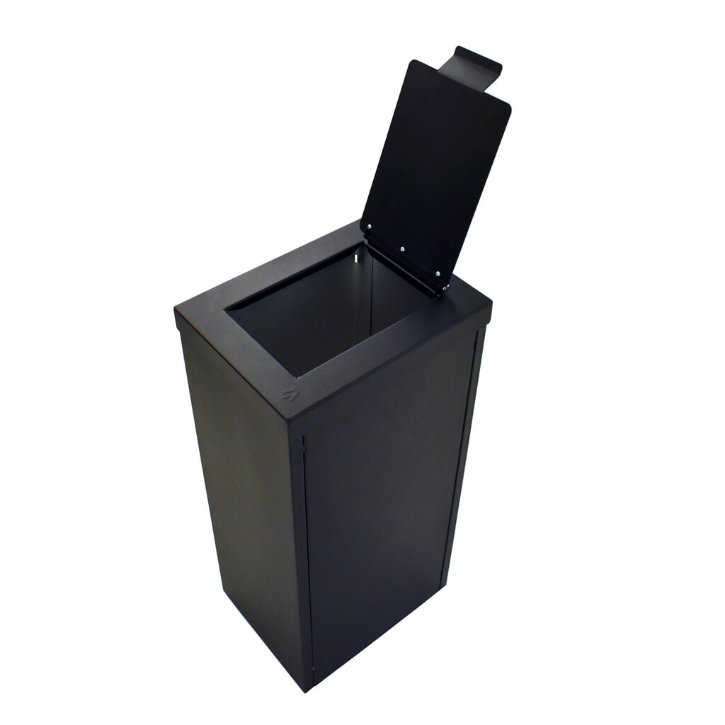 Contenitore per rifiuti RecycloFlex, 60 litri, nero Immagine del prodotto n. 10: Contenitore per rifiuti RecycloFlex, 60 litri, nero