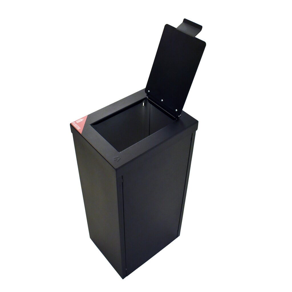 Contenitore per rifiuti RecycloFlex, 60 litri, nero Immagine del prodotto n. 11: Contenitore per rifiuti RecycloFlex, 60 litri, nero
