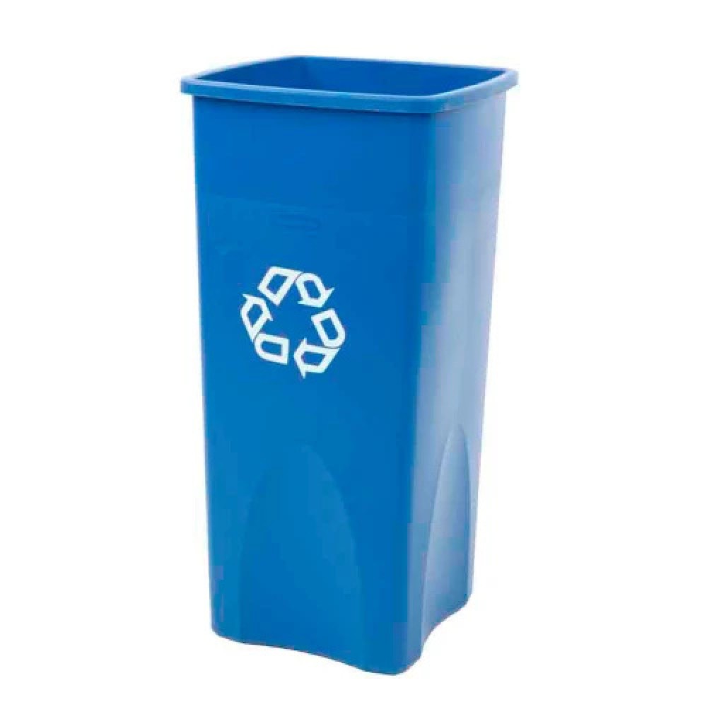 Immagine del prodotto n. 1: Contenitore per rifiuti riciclabili Rubbermaid®, 87 litri, blu