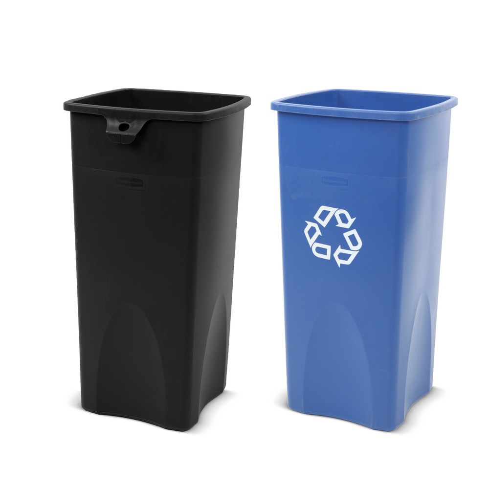 Immagine del prodotto n. 2: Contenitore per rifiuti riciclabili Rubbermaid®, 87 litri, grigio