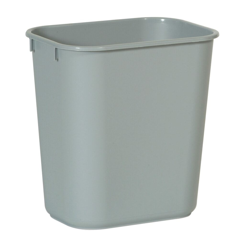Cestino Rubbermaid®, rettangolare, 12,9 litri, grigio Immagine del prodotto: Cestino Rubbermaid®, rettangolare, 12,9 litri, grigio
