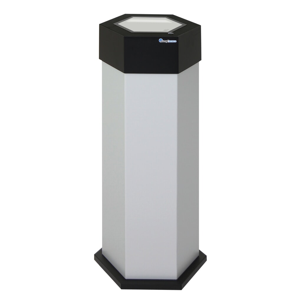 Immagine del prodotto n. 1: Contenitore per rifiuti stumpf®, Sixco 1 swing grigio chiaro