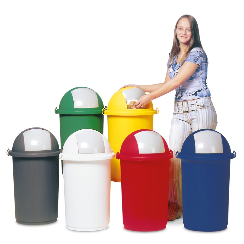 Immagine del prodotto: Contenitore per rifiuti VAR® 50 litri, con sportello basculante, verde