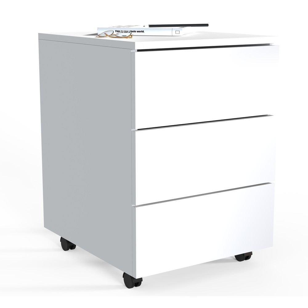 Immagine del prodotto n. 1: Contenitore su ruote VCM Dalosa 45 3-SB, bianco