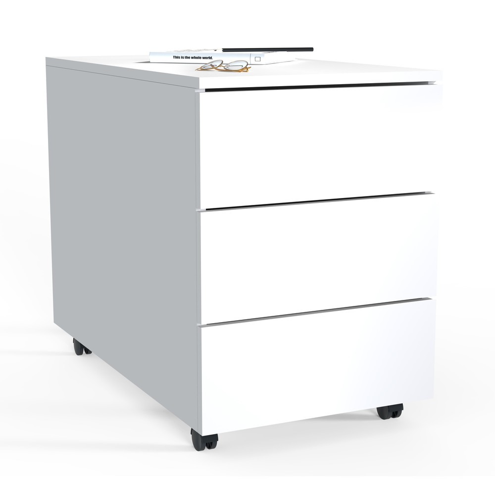 Immagine del prodotto n. 1: Contenitore su ruote Dalosa 70 3-SB, bianco