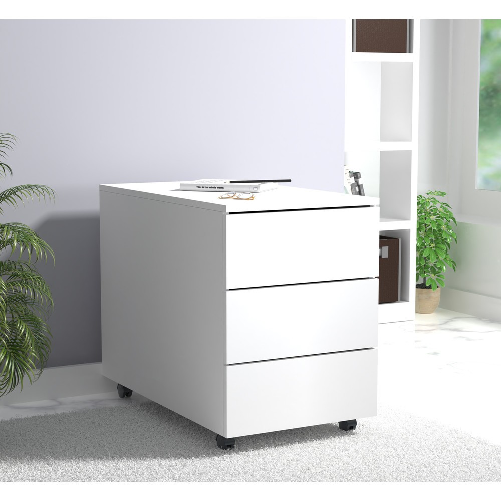 Immagine del prodotto n. 3: Contenitore su ruote Dalosa 70 3-SB, bianco