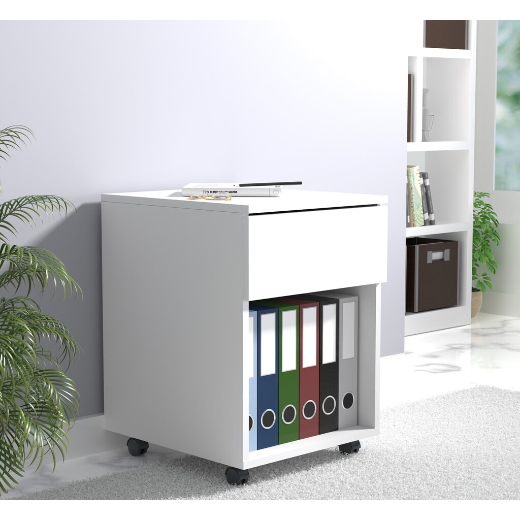 Contenitore su ruote VCM Dalosa 45 1-SB, bianco Immagine del prodotto n. 3: Contenitore su ruote VCM Dalosa 45 1-SB, bianco