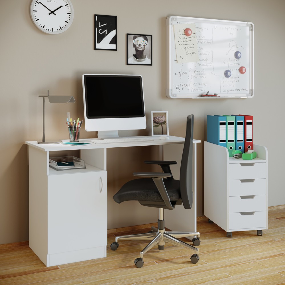 Immagine del prodotto n. 3: Contenitore su ruote Konal Mini, bianco