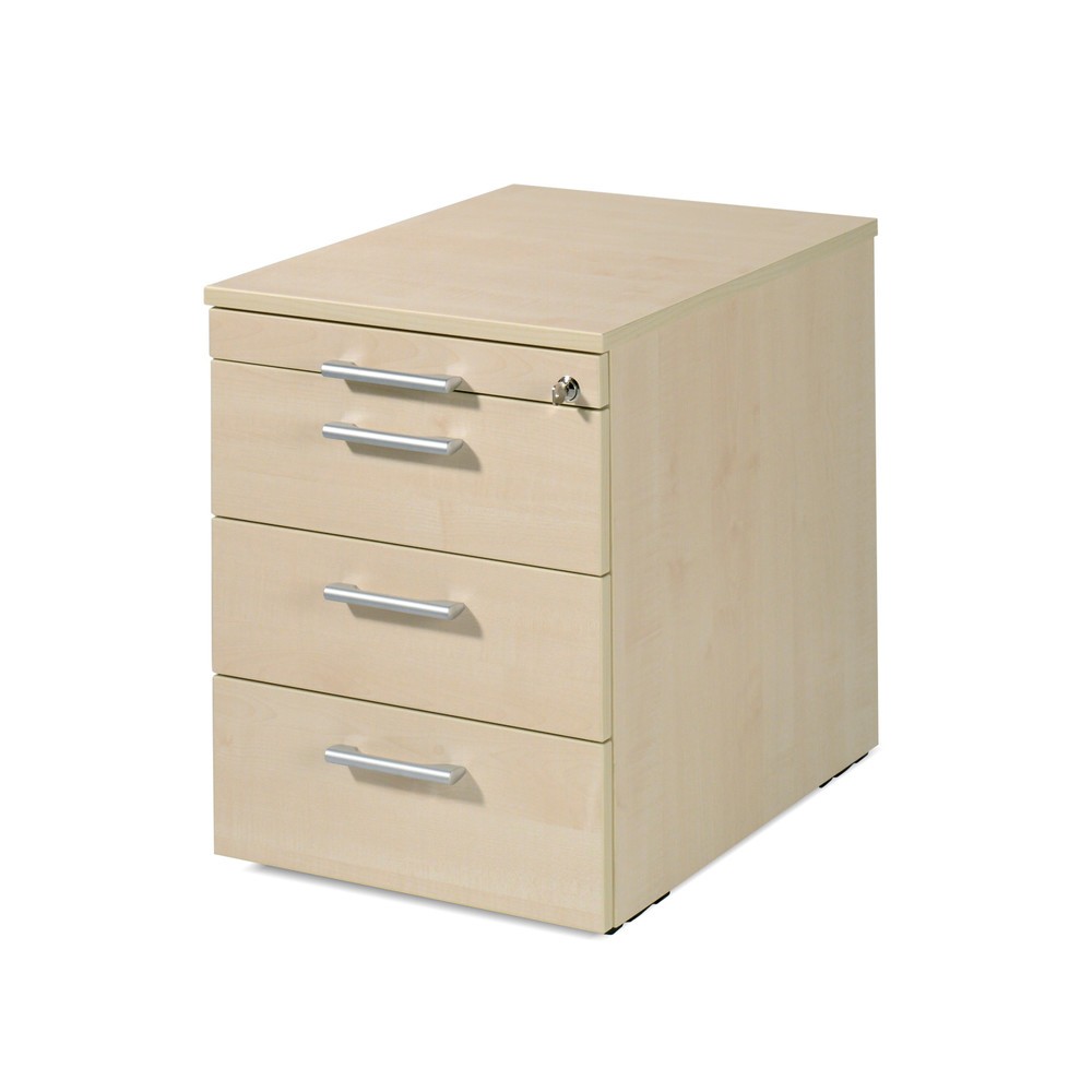 Immagine del prodotto: Contenitore su ruote Lissabon, AxLxP 566 x 600 x 430 mm, 3 cassetti in materiale plastico, acero
