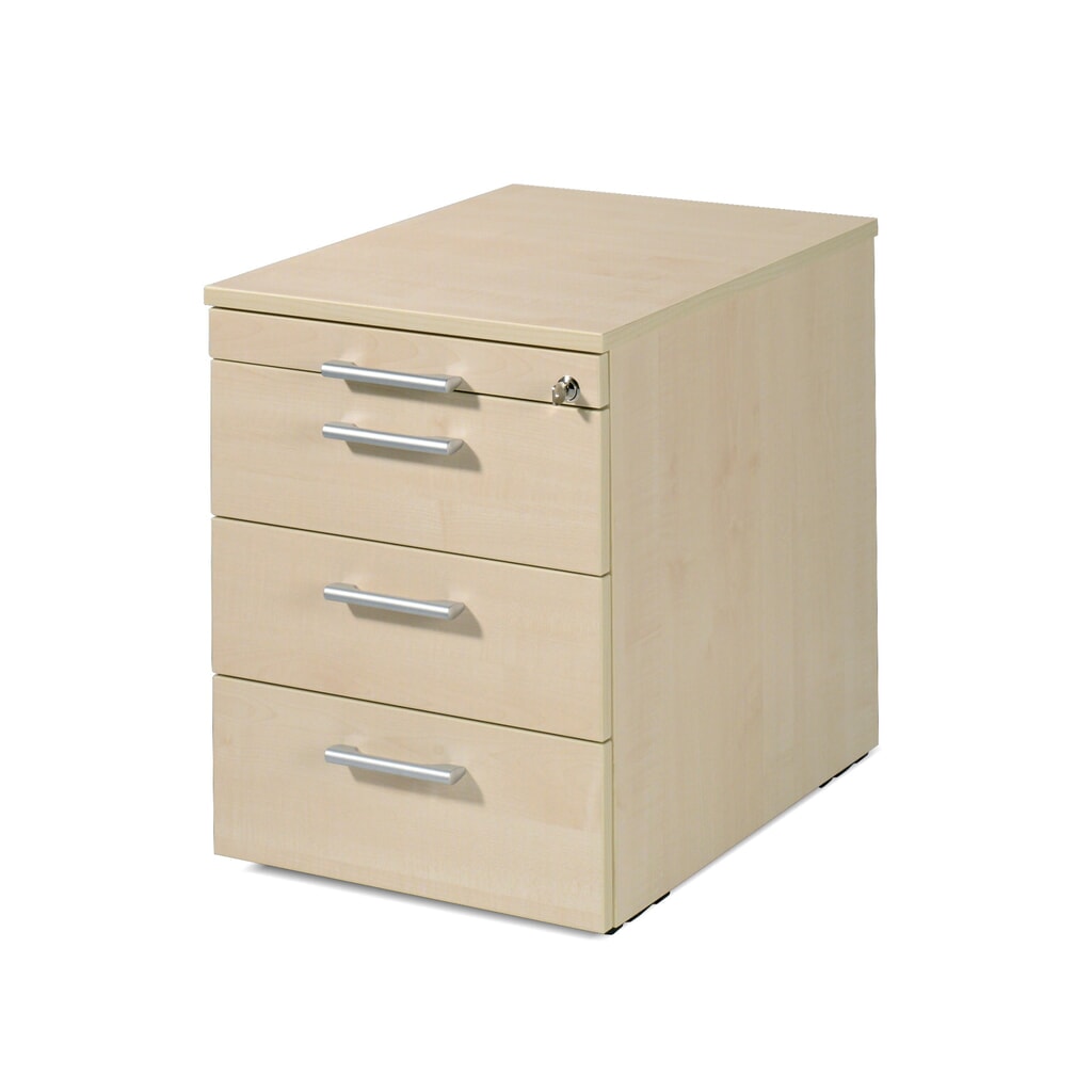 Immagine del prodotto: Contenitore su ruote Lissabon, AxLxP 566 x 600 x 430 mm, 3 cassetti in materiale plastico, acero