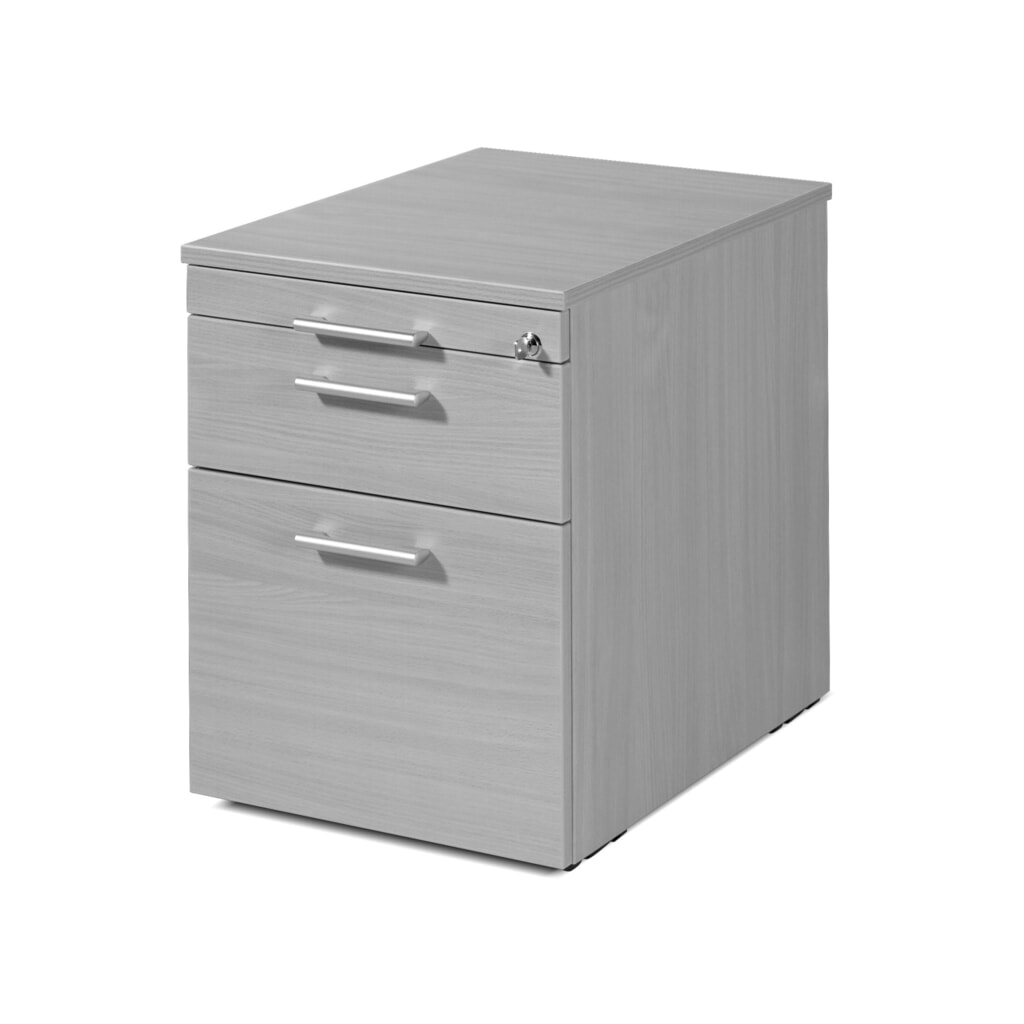 Immagine del prodotto: Contenitore su ruote Lissabon per raccoglitori sospesi, HxLxP 566 x 600 x 430 mm, cassetti in materiale plastico, faggio