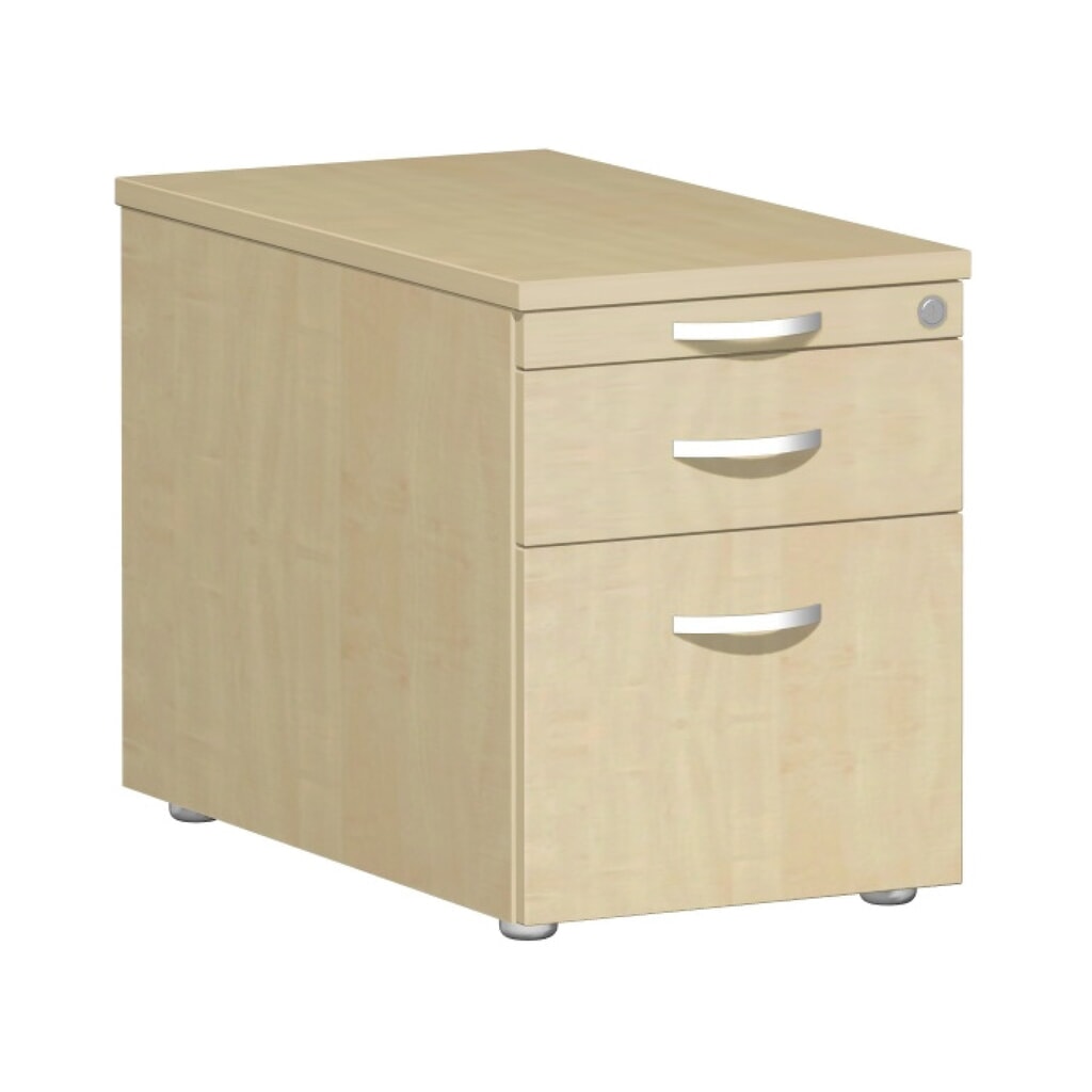 Contenitore su ruote Lissabon per raccoglitori sospesi, HxLxP 566 x 800 x 430 mm, cassetti in metallo, acero Immagine del prodotto: Contenitore su ruote Lissabon per raccoglitori sospesi, HxLxP 566 x 800 x 430 mm, cassetti in metallo, acero