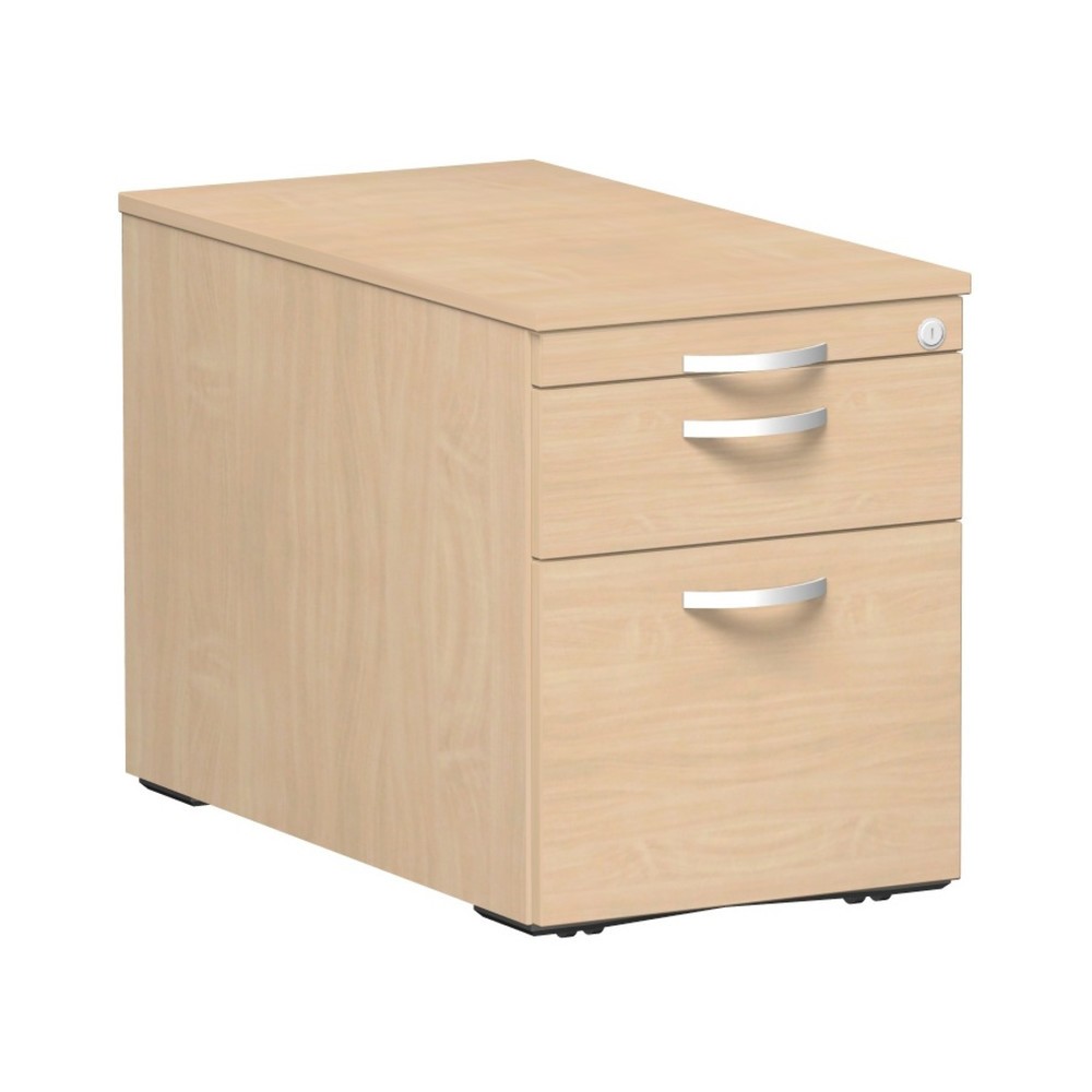 Immagine del prodotto: Contenitore su ruote Lissabon per raccoglitori sospesi, HxLxP 566 x 800 x 430 mm, cassetti in metallo, faggio