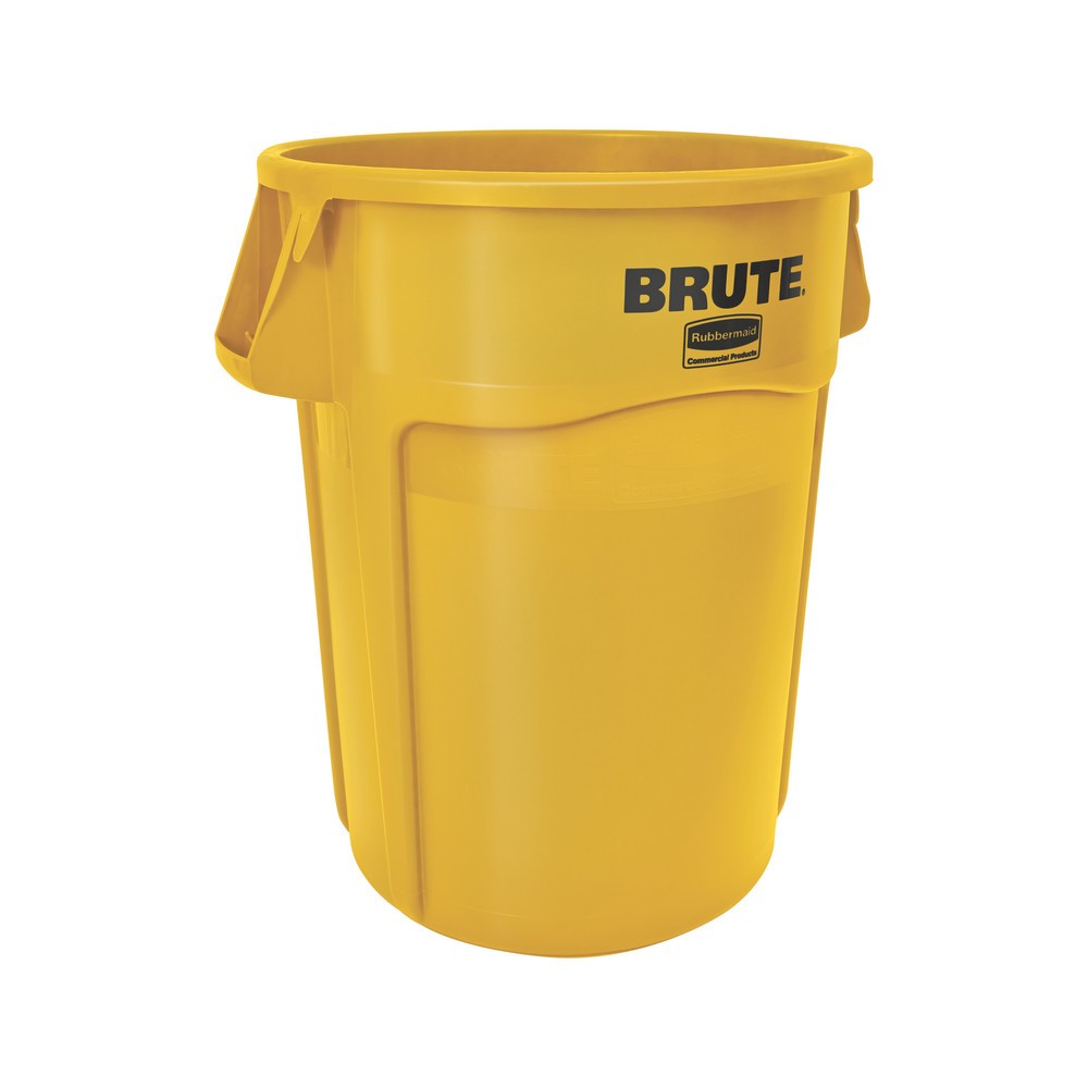 Immagine del prodotto n. 1: Contenitore universale Rubbermaid®, materiale plastico, rotondo, 166 litri, giallo