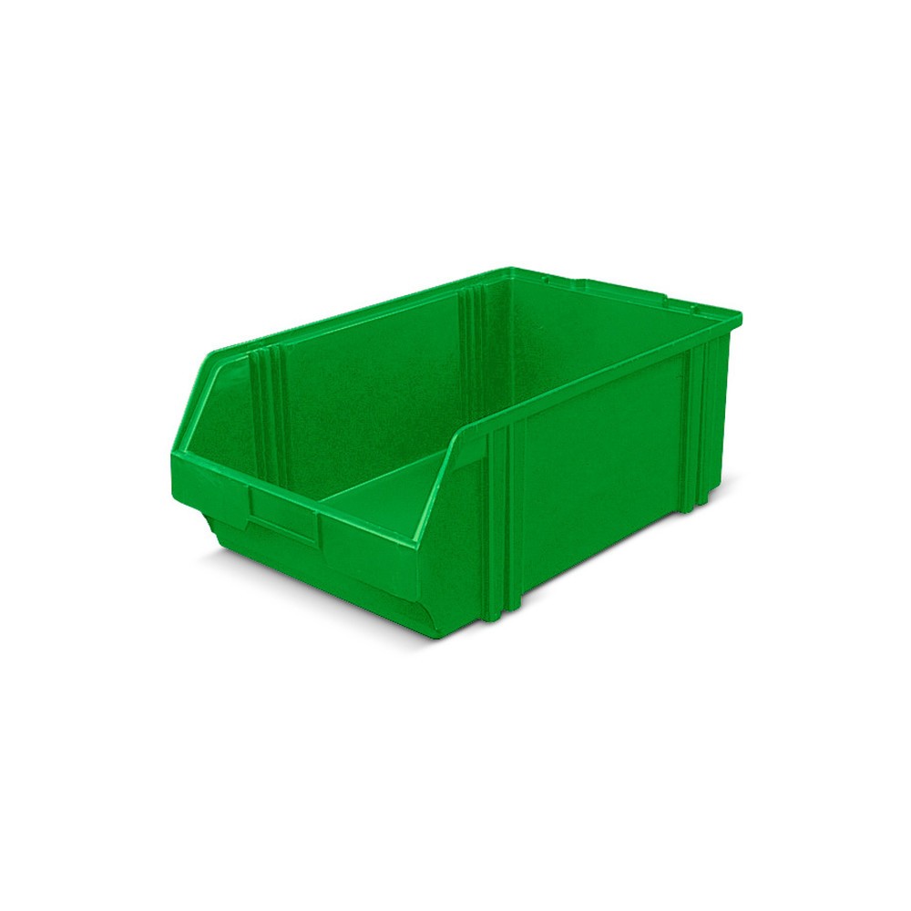 Immagine del prodotto: Contenitore a bocca di lupo in polistirolo, HxLxP 180 x 300 x 500 mm, verde