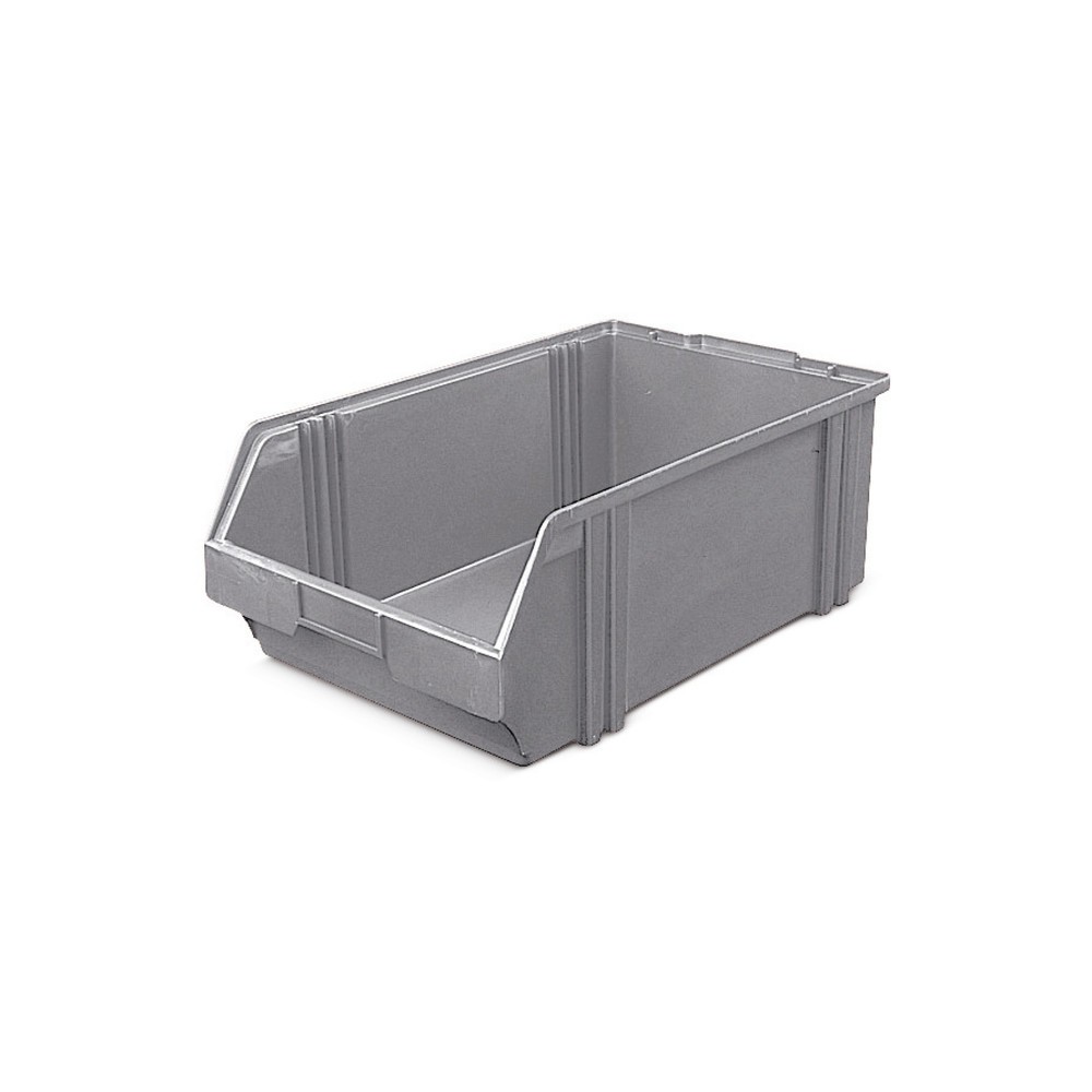 Immagine del prodotto: Contenitore a bocca di lupo in polistirolo, HxLxP 180 x 300 x 500 mm, grigio