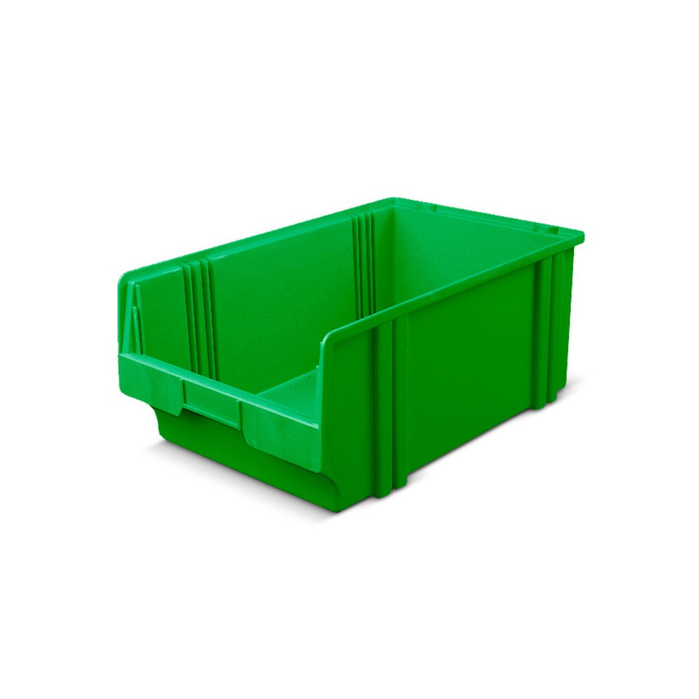 Immagine del prodotto: Contenitore a bocca di lupo in polistirolo, HxLxP 200 x 300 x 500 mm, verde